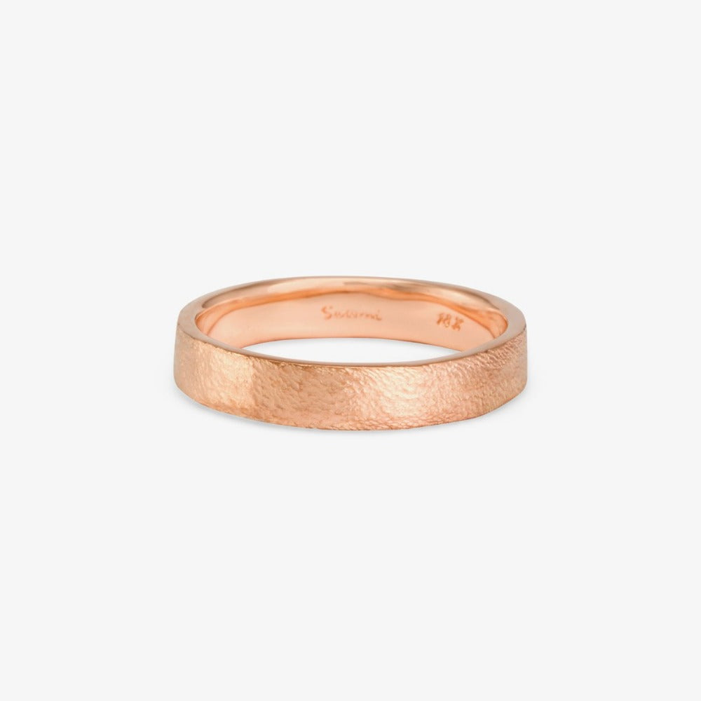 4.2mm Square Gilded Band RG | Magpie Jewellery