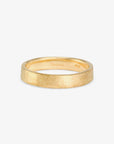 4.2mm Square Gilded Band YG | Magpie Jewellery