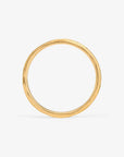 4.2mm Square Gilded Band YG | Magpie Jewellery