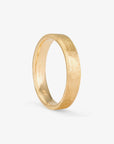 4.2mm Square Gilded Band YG | Magpie Jewellery