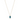 A vibrant marquise cut gemstone pendant on a dainty 14-karat gold cable chain
