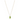 A vibrant marquise cut gemstone pendant on a dainty 14-karat gold cable chain