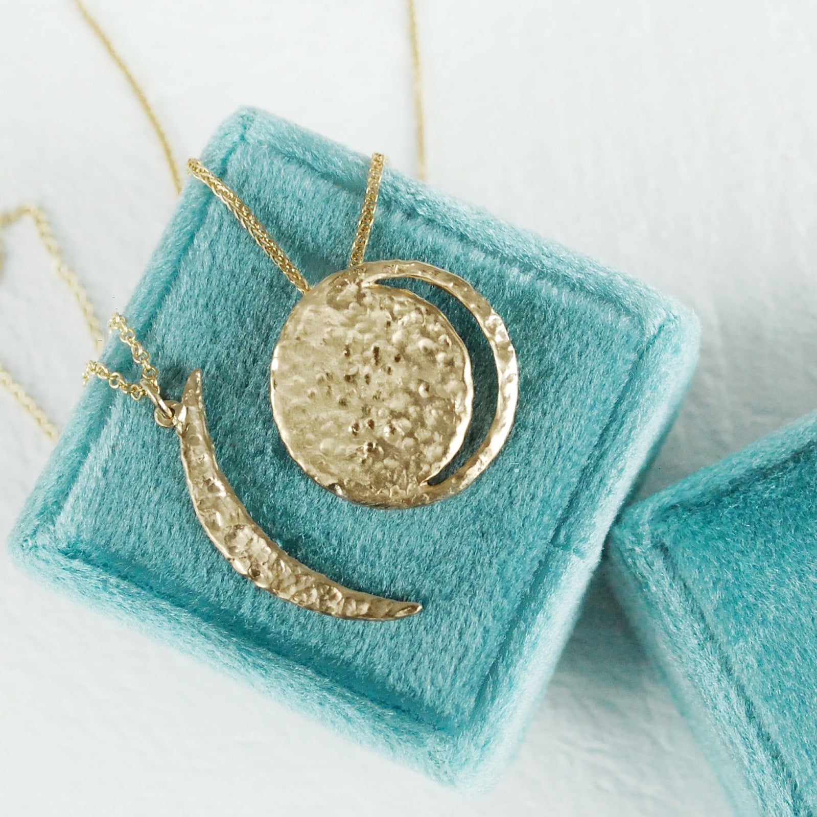 Missing Moon Pendant Necklace - Magpie Jewellery