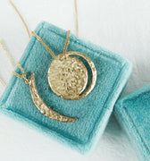 Missing Moon Pendant Necklace - Magpie Jewellery