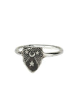 Moon & Stars Mini Talisman Ring - Magpie Jewellery