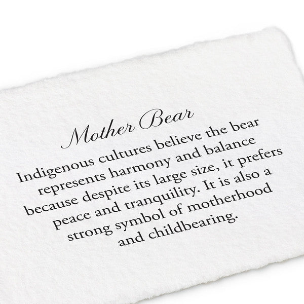Mother Bear Talisman - Magpie Jewellery