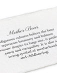 Mother Bear Talisman - Magpie Jewellery