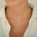 Cascade Diamond Necklace - Magpie Jewellery