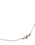 Cascade Multi-Sapphire Necklace - Magpie Jewellery