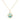 Large Cage Necklace w/ Gemstone Ball - Amazonite no pave