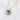 Large Cage Necklace w/ Gemstone Ball - Chrysocolla full pave