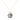 Large Cage Necklace w/ Gemstone Ball - Kyanite full pave