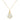 Pentagonal Cage Necklace - moonstone, scattered pave