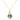 Pentagonal Cage Necklace - chrysocolla, full pave