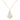 Pentagonal Cage Necklace - moonstone, full pave