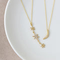 Pave Crescent Necklace | Magpie Jewellery
