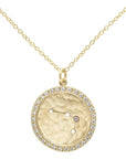 Pave Halo Celestial Sign Necklace Aries | Magpie Jewellery