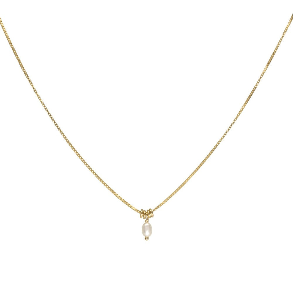 Luna Rice Pearl Necklace - Magpie Jewellery