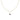 Luna Paperclip & Pyramidal Gemstone Necklace - Magpie Jewellery