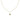 Luna Paperclip & Pyramidal Gemstone Necklace - Magpie Jewellery