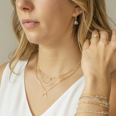 Luna Rice Pearl Necklace - Magpie Jewellery