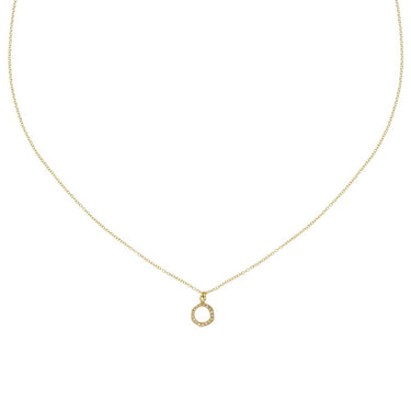 Mini 'Everlasting Love' Pave Diamond Necklace - Magpie Jewellery