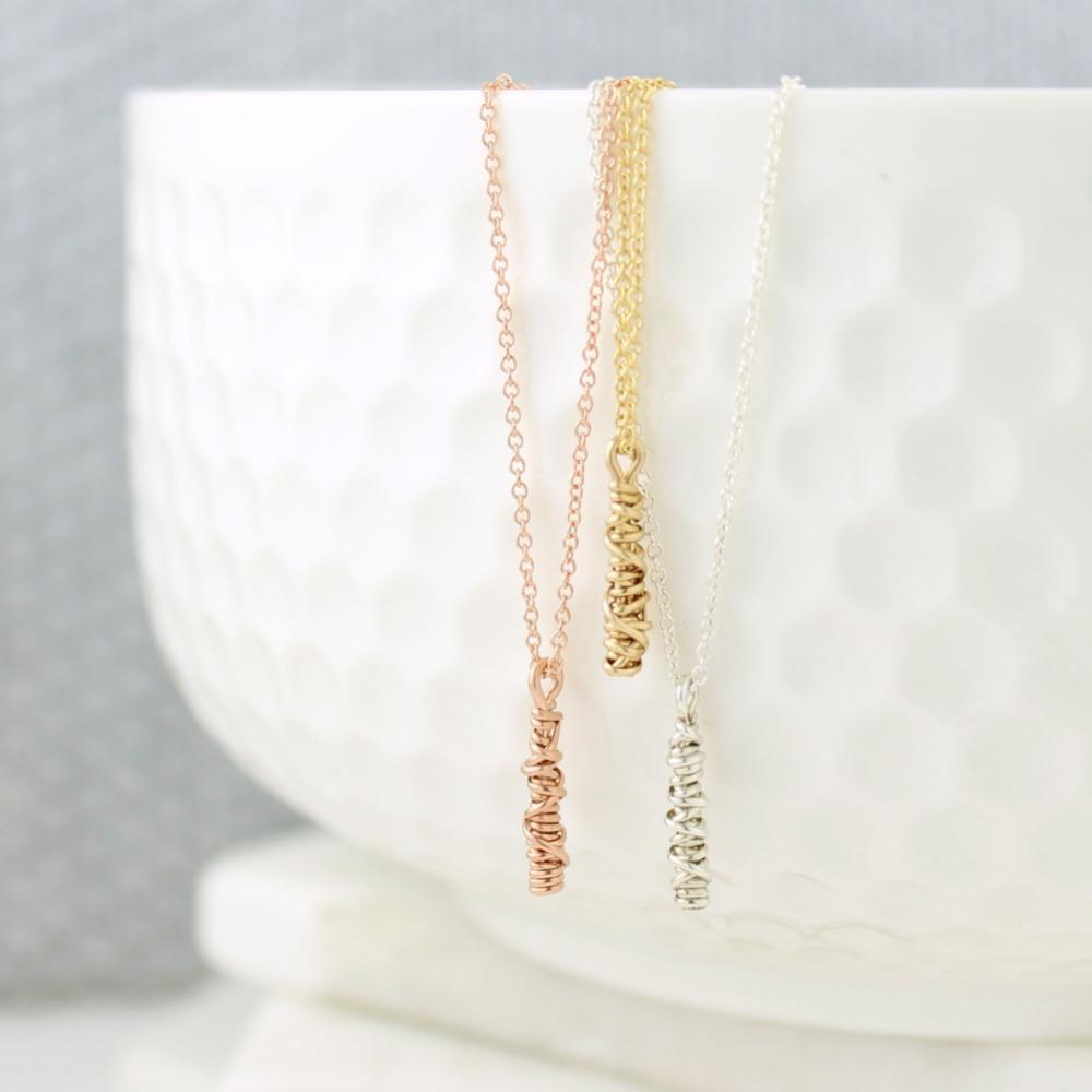 The 20/20 Small Necklace | Magpie Jewellery | Rose Gold | Yellow Gold | Silver | Listed Left-to-Right
