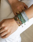 Sakoda Emerald Wrap Bracelet - Magpie Jewellery