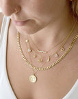 Cascade Diamond Bar Necklace - Magpie Jewellery