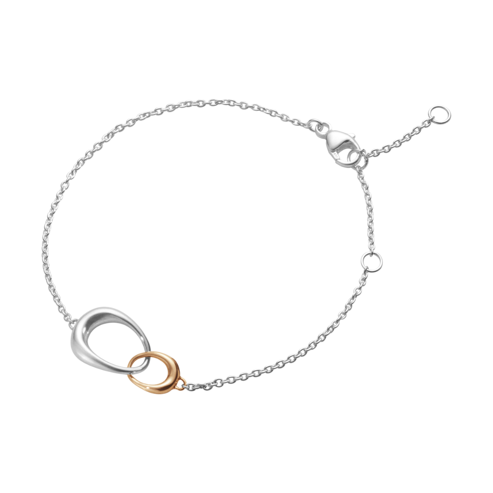 Offspring Interlocked 18K Gold and Silver Bracelet - Magpie Jewellery