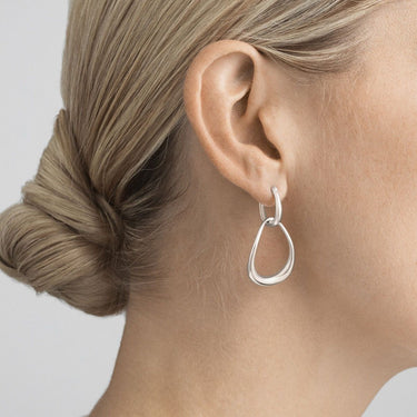 Offspring Interlocked Drop Earrings - Magpie Jewellery