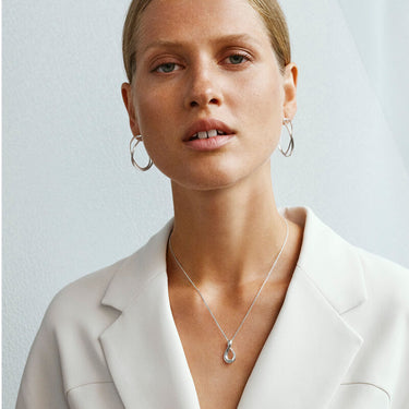 Infinity Necklace - Vertical - Magpie Jewellery