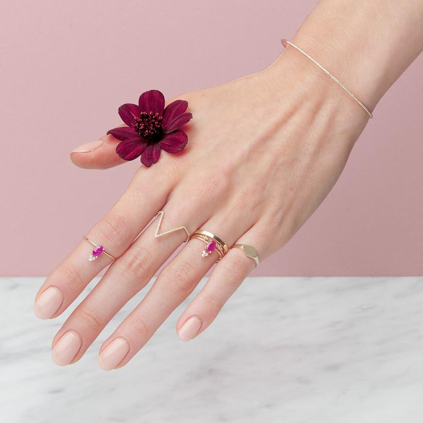 Ruby & Diamond Ring - Magpie Jewellery