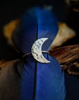 Statement Stacking Moon Ring - Magpie Jewellery