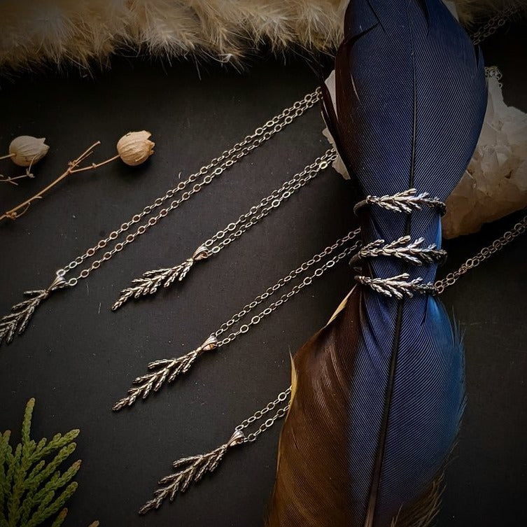Cast Cedar Ring - Magpie Jewellery