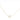 A single luscious round white pearl on a delicate 14-karat shimmering gold chain