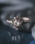 Rosecut Diamond Wandering Star Ring - Magpie Jewellery