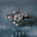 Rosecut Diamond Wandering Star Ring - Magpie Jewellery