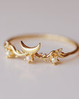 Moon Guardian Ring - Magpie Jewellery