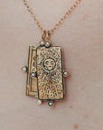 The Sun Tarot Card Necklace - Magpie Jewellery