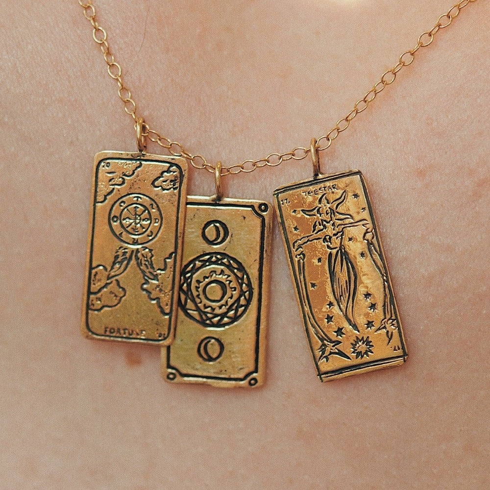 The Star Tarot Card Necklace - Magpie Jewellery