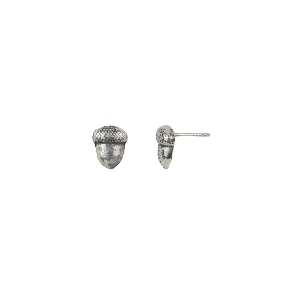 Acorn Symbol Studs - Magpie Jewellery