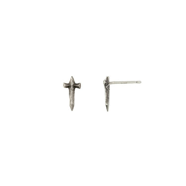 Dagger Symbol Studs - Magpie Jewellery