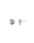 Heart Symbol Studs - Magpie Jewellery
