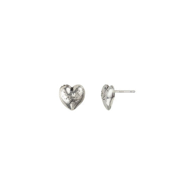 Heart Symbol Studs - Magpie Jewellery