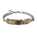 New Beginnings Wide ID Bracelet Bronze