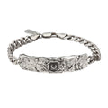 New Beginnings Wide ID Bracelet Silver
