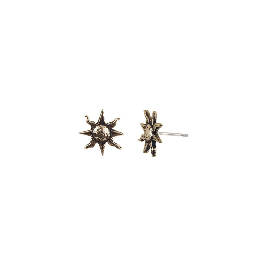 Sun Symbol Studs - Magpie Jewellery