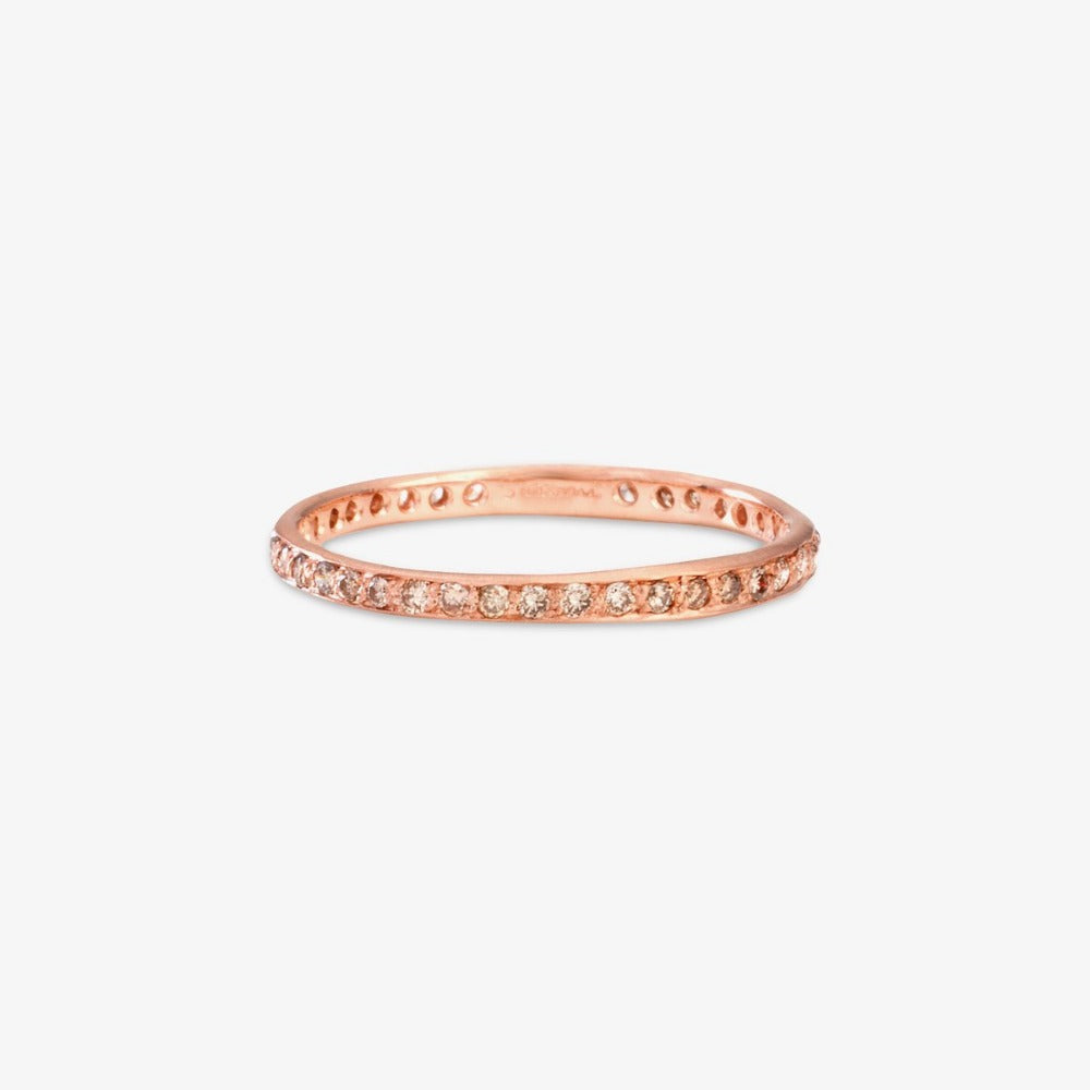 Brown Diamond Eternity Band RG | Magpie Jewellery