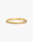 Brown Diamond Eternity Band YG | Magpie Jewellery